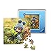 Produktbild Ravensburger Fotopuzzle 49 bis 2000 Teile - Ravensburger Puzzle zum Selbstgestalten - personalisierte Fotogeschenke für Kinder und Erwachsene (49 Teile in hellblauer Metallbox - Quadratisch)