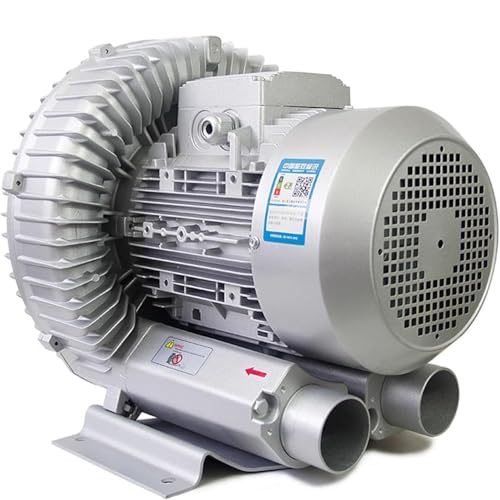 DPLXQPP 120w/180w/250w/350w/550w/750w/1100w Regeneratives Gebläse,Seitenkanalverdichter Radialventilator Radialgebläse,Gasringturbine Gasringverdichter,Aluminiumlegierung Pumpe,120W/0.16HP-110V
