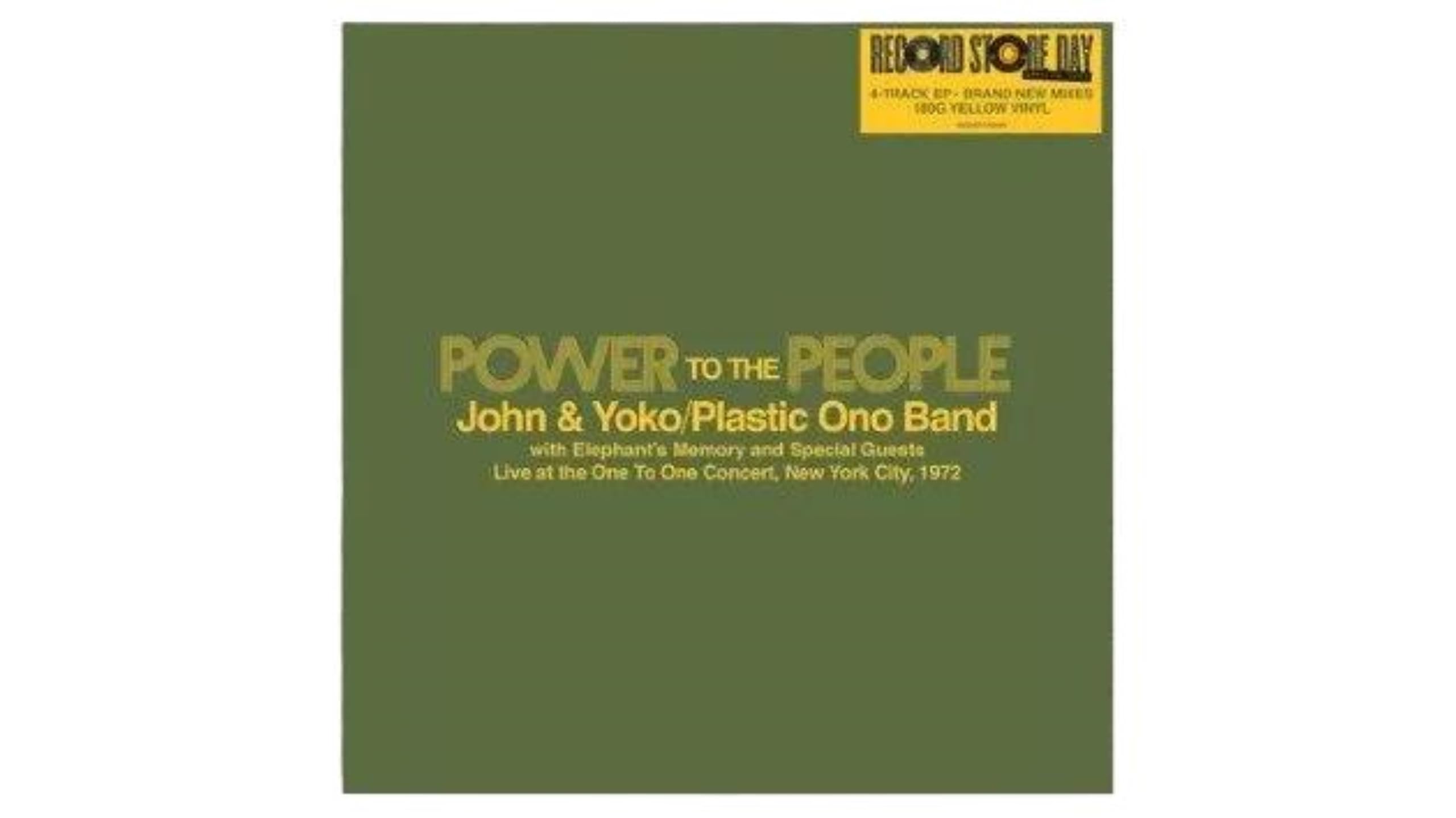 Power To The People - Live at the One To One Concert, New York City, 1972 [VINYL]