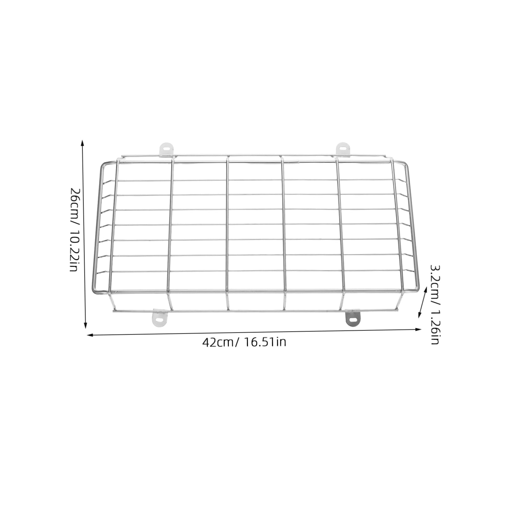 Holibanna 1Set Emergency Light Wire Guard Durable Safety Cage for Exit Sign Protection Easy Installation Reusable Design for Schools Thick Cover
