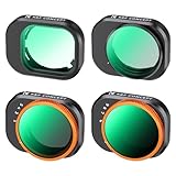 K&F Concept Mini 4 Pro Variabler ND Filter+CPL+UV Filter, 4 Stück Variable ND2-ND32,Variabler ND Filter ND32-512,Polfilter,UV Filter Kompatibel mit DJI Mini 4 Pro