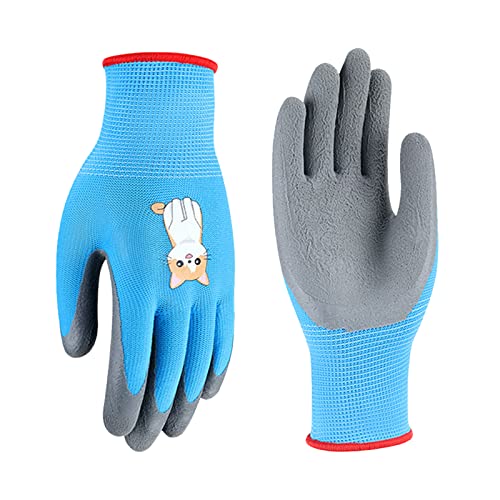 Guanti Da Lavoro Per Bambini - Morbidi, Traspiranti, Per Giardinaggio E Esterno (XXXS, Rosa)