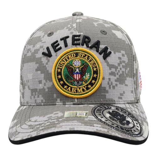 Image of US Army Veteran Hat for Men - Officially Licensed Military Baseball Cap, for Veterans