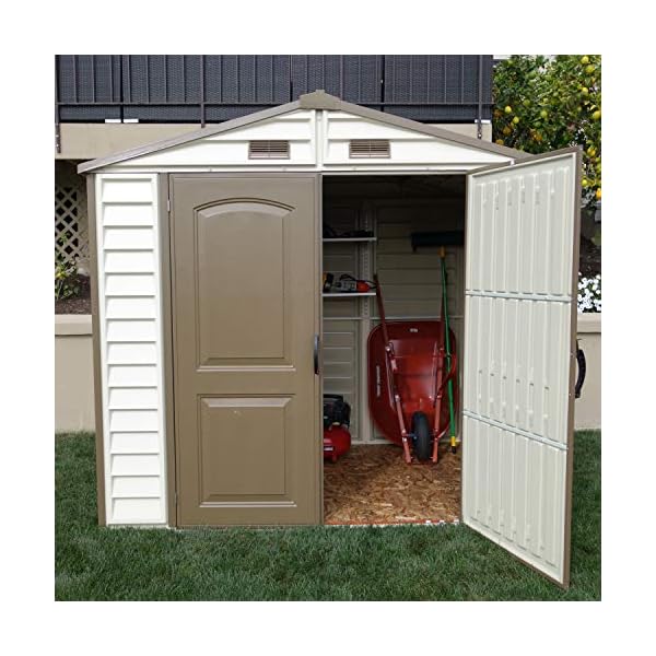 Duramax StorePro Garden Shed with Plastic Floor & Fixed Window - Image 6