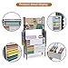 GDLF Organization and Storage Cabinet Compatible with Cricut Machines, Accessories Organizer Craft Cabinet with Pegboard, Vinyl Holders Large Craft Room Furniture 37