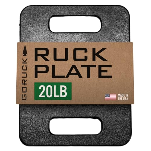 GORUCK Ruck Plate 20LB, USA Made Cast Iron Rucking Weight