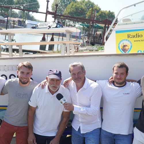Ce vendredi à E Marine, c'était le baptême du Bateau-Studio des Essentiels. Virgile Lauga et sa Team nous livrent leurs impressions Podcast Por  arte de portada