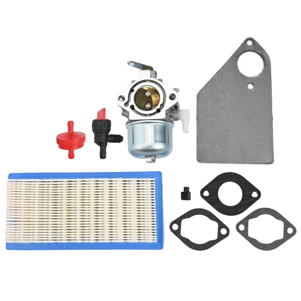 Juego de Juntas for válvula de retención de Aceite de carburador, Compatible con Tractor cortacésped de 10 HP, Compatible con Motores 694526 y 690118, Herramientas eléctricas de jardín.