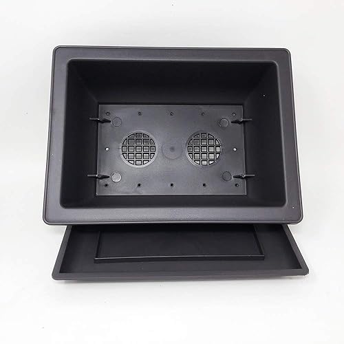 Miniatura 3 de Macetas de entrenamiento para bonsái, bandejas de humedad, malla integrada, macetas grandes de 6 pulgadas + hechas de polirresina duradera a prueba