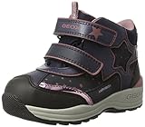 Geox Baby Mädchen B New Gulp Girl B Abx C Hohe Sneaker, Blau (NAVY/DK Pink), 20 EU
