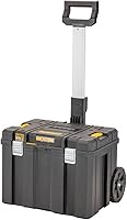Vista 1 de DeWALT DWST83347-1 TSTAK - Caja de herramientas móvil con neumáticos de transporte, funda de almacenamiento apilable, fácil de transportar
