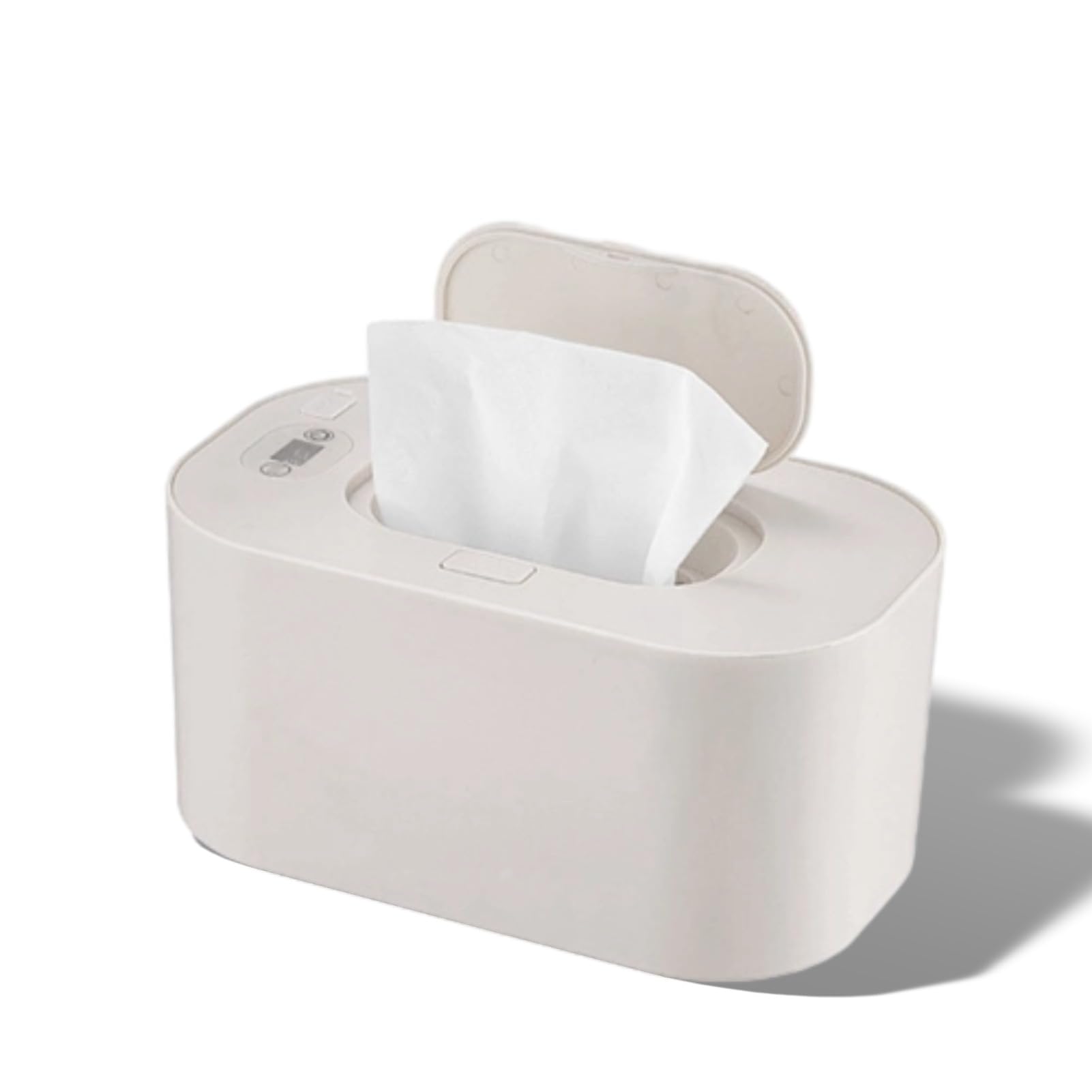 Large Capacity Wet Wipe Warmer with LED Screen Top Heating, Uniform Temperature, Adjustable Temp, Heated Wipes Dispenser