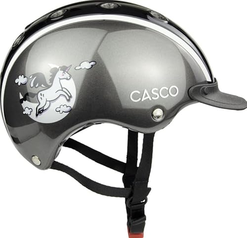 Casco Kinder Reithelm Skihelm Radhelm Nori 2.0 Moonbeam Einhorn, Größe:XS
