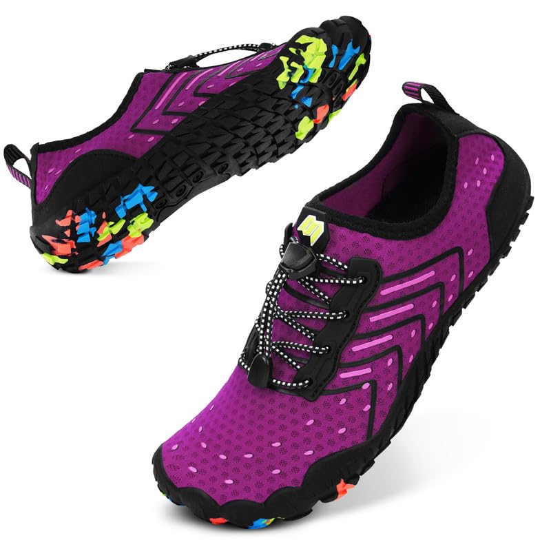 Image of Water Shoes for Women Men Quick-Dry Barefoot Shoes Breathable Aqua Socks for Swim Beach River Pool Lake Hiking Surfing Kayaking