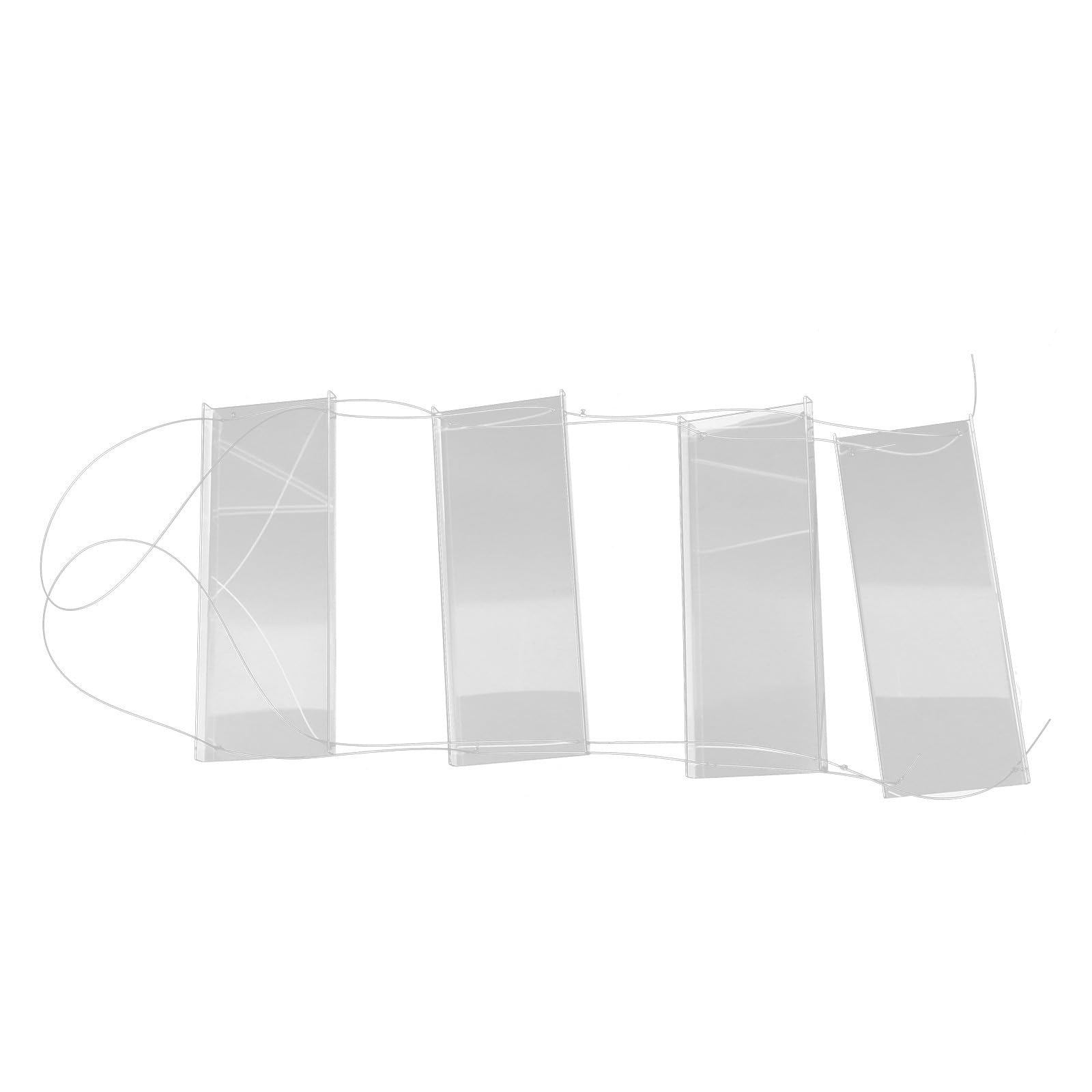 Toddmomy Support Suspendu pour Pot de Fleur en Acrylique Moderne à 4 Niveaux, Solide et Stable, pour Plantes Succulentes sur Rebord de Fenêtre ou Mur