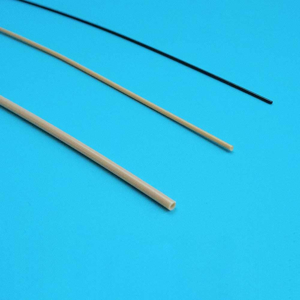 PEEK-Dünnschläuche – 1 m lange, laborgeeignete, isolierende und erosionsbeständige Schläuche aus Polyetheretherketon for wissenschaftliche Anwendungen