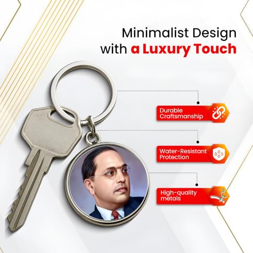 Image of MG | Protective Evil Eye /Spiritual Symbols /Om /Motivational Keychains | Double-Sided Metal Key Ring | Good Luck and devine Charm for Car, Bike, Home & Office
