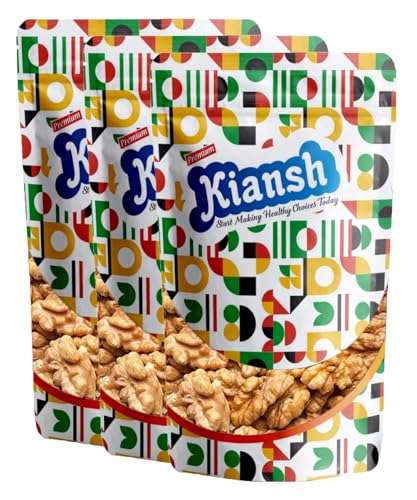 Image of Kiansh Walnuts /Akhrot (Kiansh California Walnuts kernels, 600g)