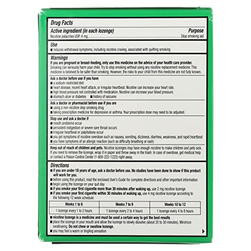 Rite Aid Mint Nicotine Lozenges, 4Mg - 108 Lozenges | Quit Smoking Products #TOP1