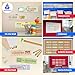Quarterhouse 18 Spanish Common Classroom Items Placard Label Set, Spanish Classroom Learning Materials for Pre-K and K-12 Students and Teachers, 12 x 3 Inches, Made in USA