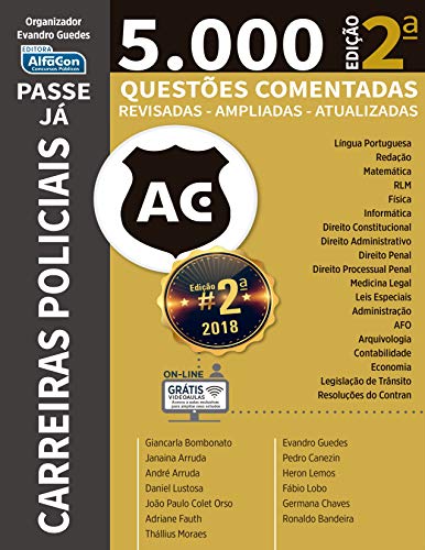 Passe já - 5.000 questões comentadas - Carreiras policiais