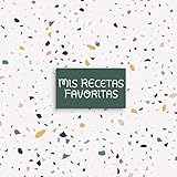  Mis recetas favoritas: Libro de recetas en blanco personalizado para crear tus propios platos deliciosos - XXL - cuaderno de recetas de cocina para escribir hasta 100 recetas