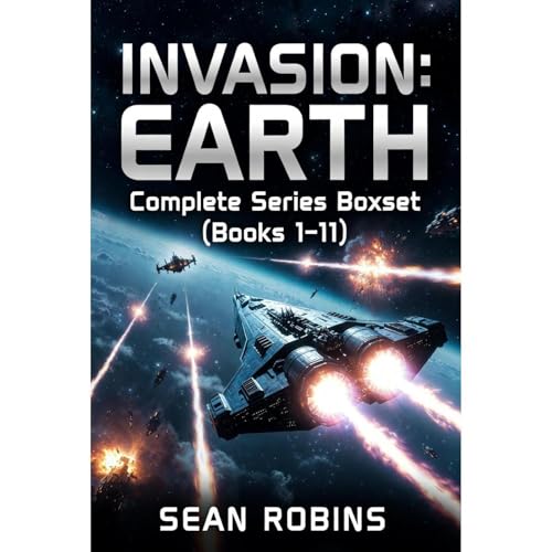INVASION: EARTH Complete Series Boxset (Books 1-11) Audiolibro Por Sean Robins arte de portada