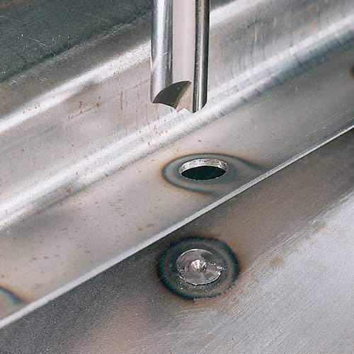 Eastwood 1/2 in. Spotweld Drill Professional Grade Cutter Finish Spotweld Drill Bit Tool Cutter Drills-Out Spot Welds Machined From M2 Steel