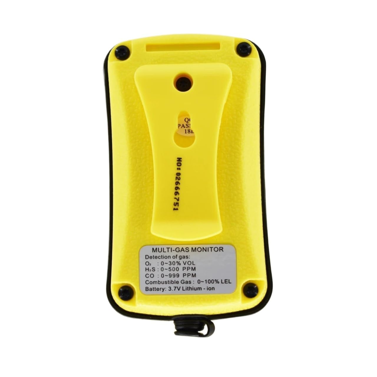 AS8900 Tragbarer Multi-Gasdetektor-Monitor mit LCD-Display 4-in-1 O2 H2S CO brennbares Gas 0~999 PPM for Arbeit, Zuhause Hohe Empfindlichkeit für das Labor