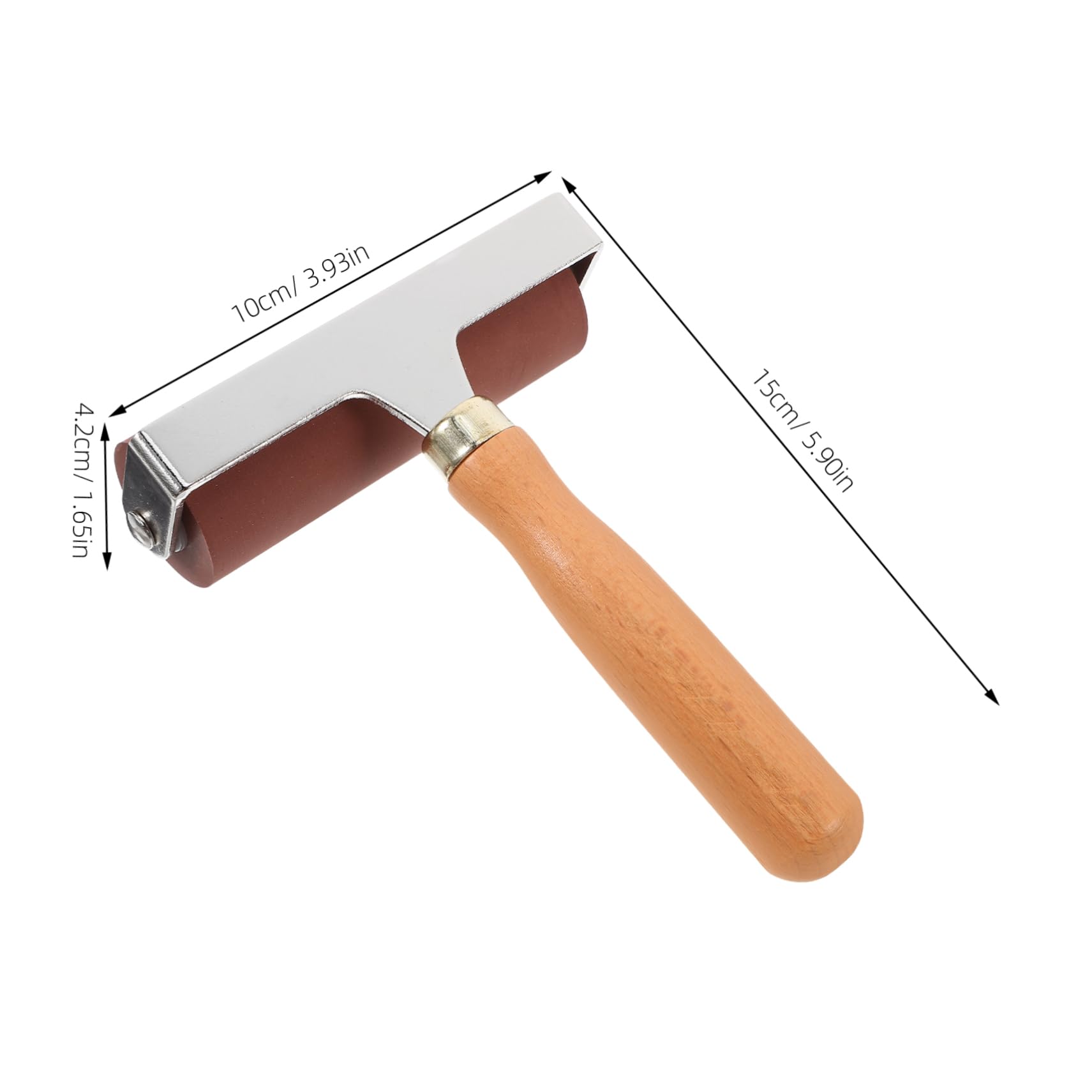 Operitacx Ergonomic Handle Printmaking Roller Rollers for Crafting Printmaking Ink Applicator for Art