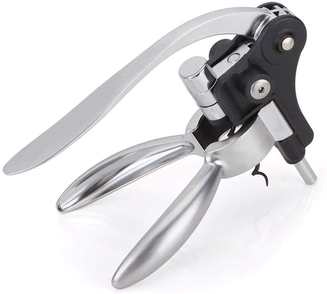 Toawl Silver Corkscrew Rabbit Style Lever Wine Bottle Opener (Silver)