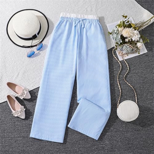 Betadog Kids Boys Girls Summer Spring Autumn Cotton Linen Printed Soft Trousers Casual Long Ankle Pants3