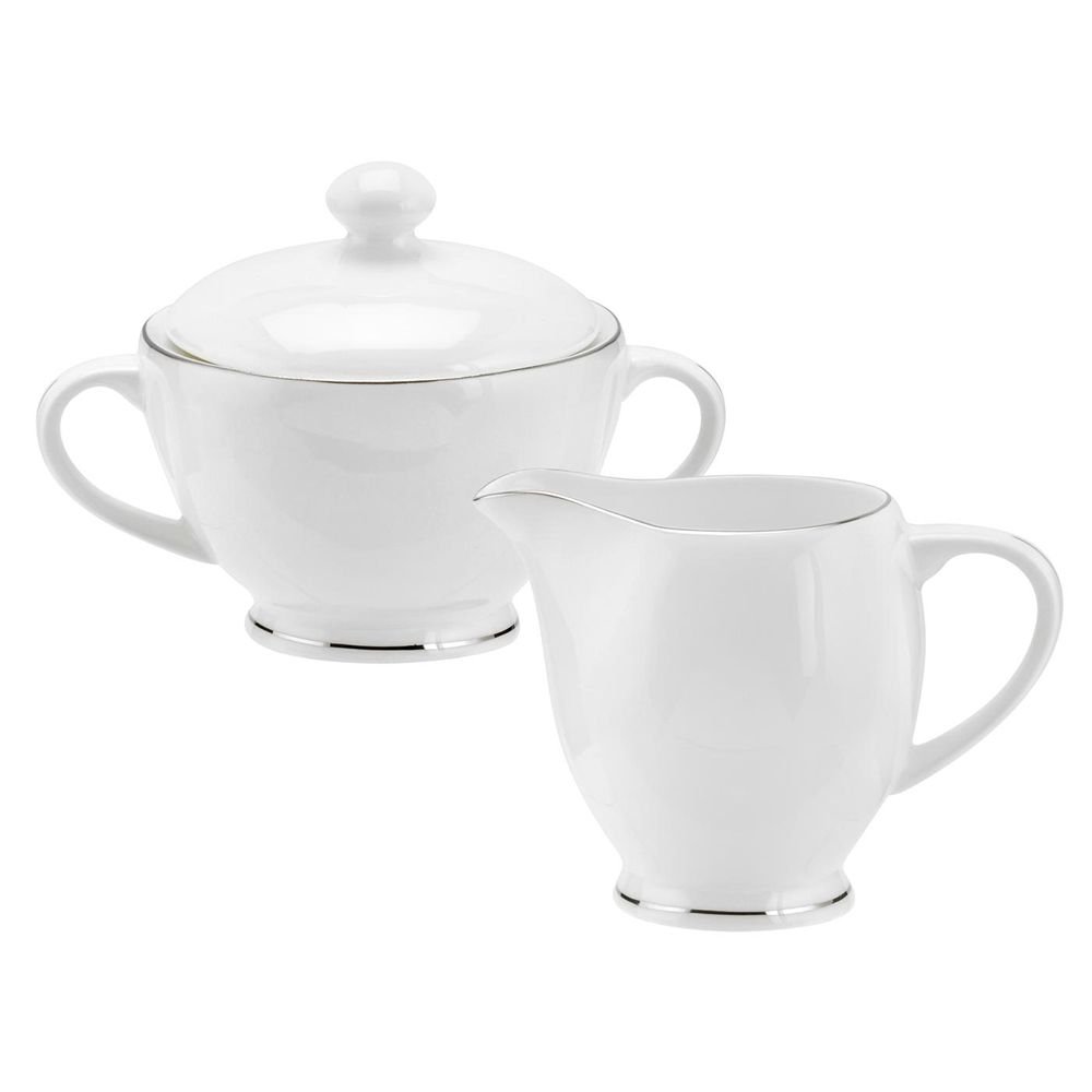 Portmeirion Home & Gifts Royal Worcester Serendipity Platinum Sugar and Cream Set