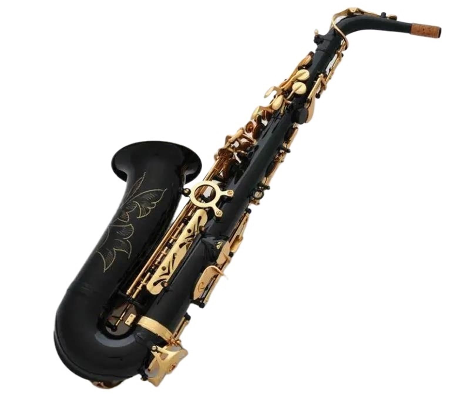 Saksofon Altowy Grawerowany Wysokie F W Eb Profesjonalny Instrument Dęty Drewniany Saksofon