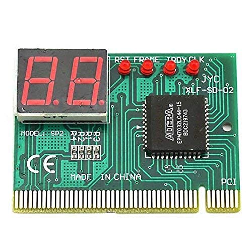 MESTEK 2 Digit Diagnostic PCI Card Motherboard Tester Troubleshooting Diagnosis Tester, Green-picture-27