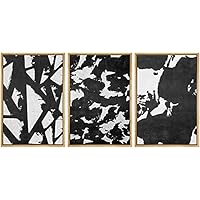 SIGNWIN Canvas Print Wall Art Trio of Fern Leaves in Vases Plants Floral Illustrations Modern Art Industrial Multicolor Pastel for Living Room, Bedroom, Office - 16