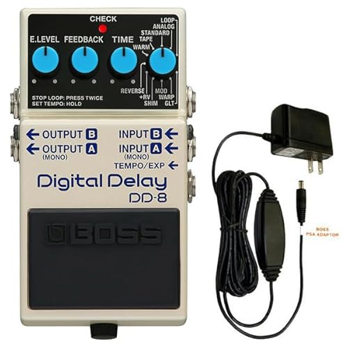 BOSS コンパクトエフェクター DD-8 Digital Delay ディレイ + 純正アダプター PSA-100S2 セット