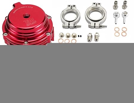 Amazon 水クーラー外部ウェストゲート Vバンド38ミリメートルmvs A 含むv帯フランジとクランプ38ミリメートルウエストゲートtkwst002mvs Black カーアクセサリ 車 バイク