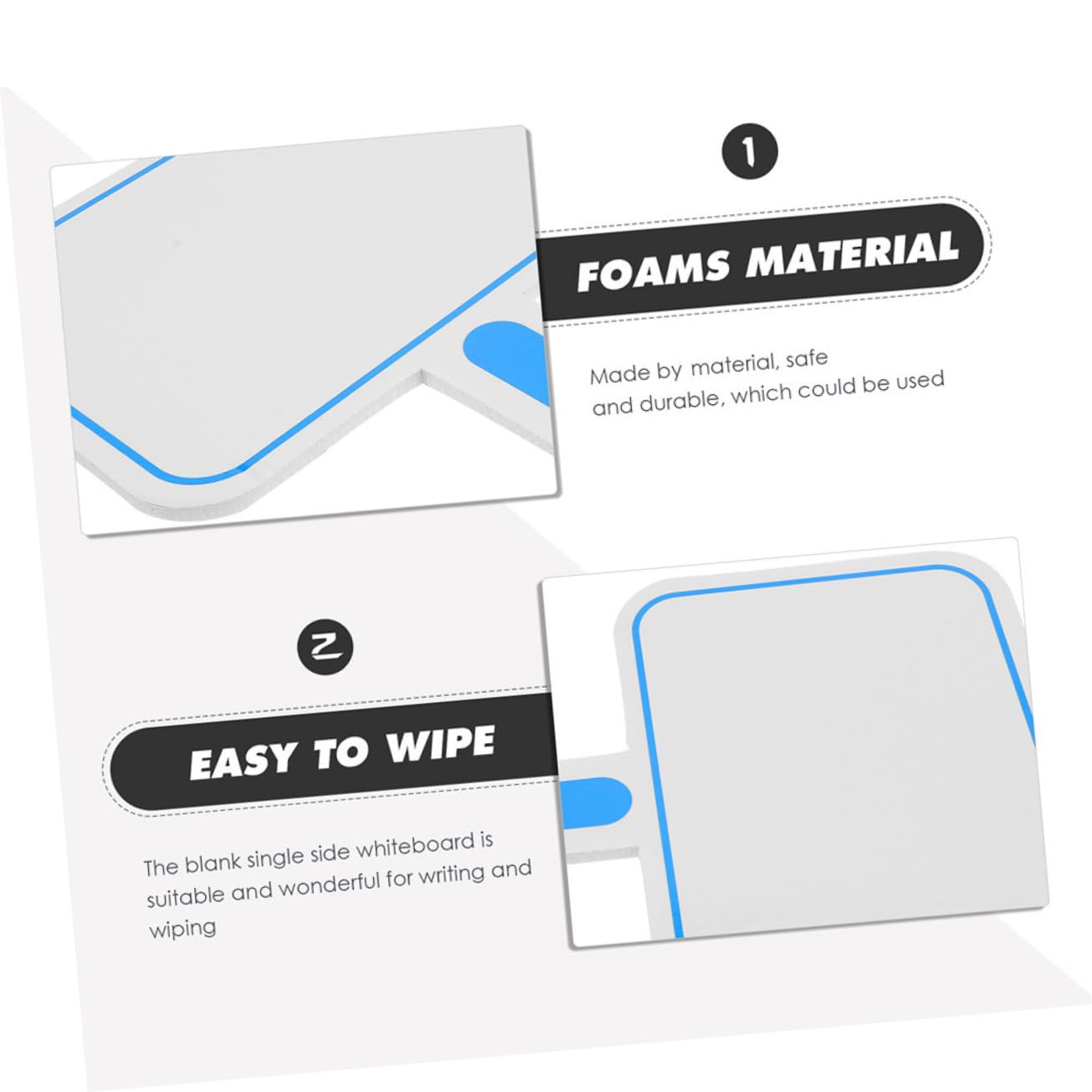 4 Tableros Portátiles Cara Paletas y Almohadillas Acolchadas, Material de Espuma, Excelente Textura y Tacto Delicado para Eventos Deportivos