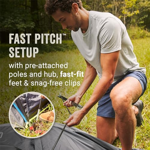 Coleman Carlsbad 4 Person Dark Room Dome Camping Tent with Screen Room の商品画像 4