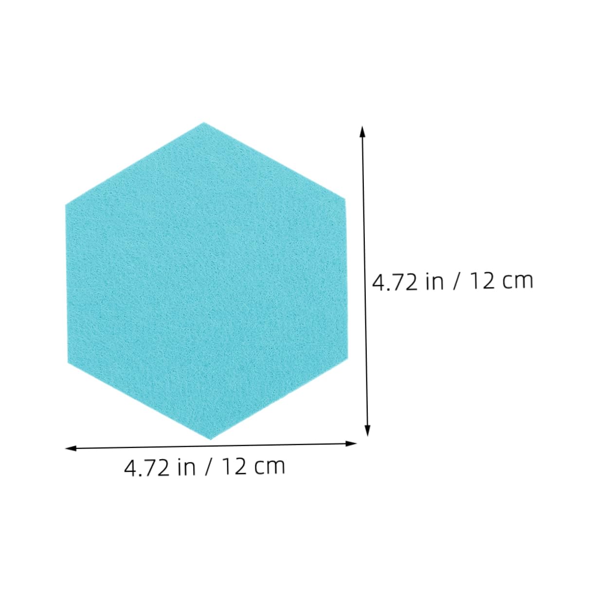 ARTIBETTER Noise Dampening Felt Board Tiles Hexagon Shape Decorative Wall Stickers for Home Office