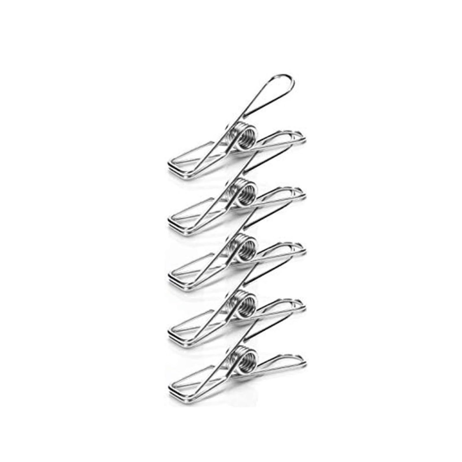 Metal Clothes Pegs 120Pcs Wire Clothes Pins Outdoor, Stainless Steel ClothesPins For Hanging, Metal Pegs, Clothing Cli for Washing Line Fixing Towel Sock Underwear