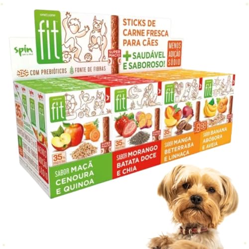 Kit 5 Petisco Fit Onebyone 50g para Cães - Sabor Aleatório