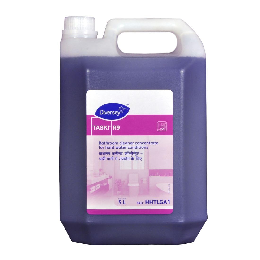 R9 Professional Bathroom Cleaner Concentrate Liquid Specific Hard Water Locations Multi-Surface Wall & Floor Tiles Ceramic Sink Bathfitting Granite Brass Stains Remover Home & Commercial Use -5L (B0D871PY8B) Amazon Price History, Amazon Price Tracker