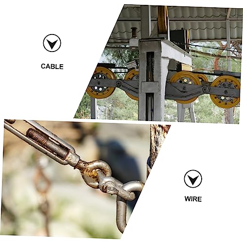 Tensores para cables Hemobllo de acero inoxidable de alta resistencia tipo ojal para cuerda de alambre miniatura 3
