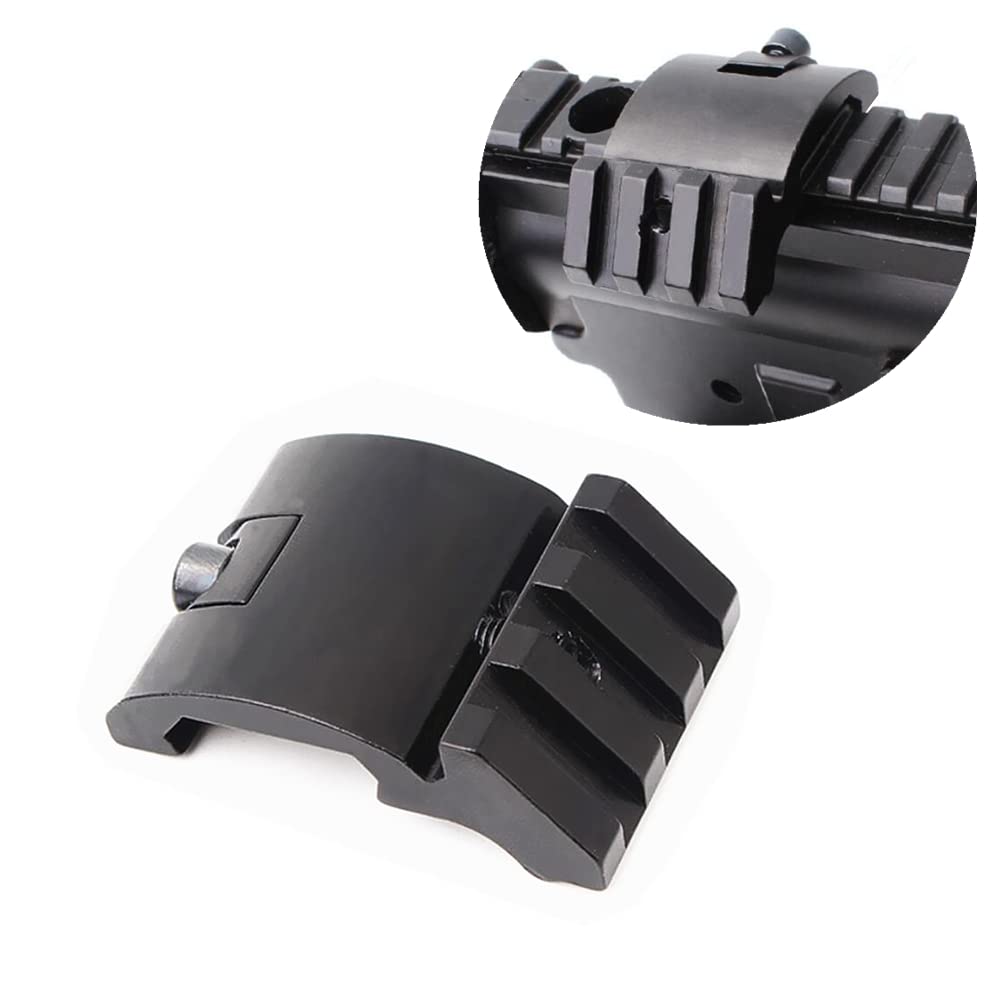 FIRECLUB 1pc Ultra Low Profile 45 Degree Side Picatinny Rail 20mm Offset Picatinny Rail Mount for Red Dot Scope Sight Flashlights