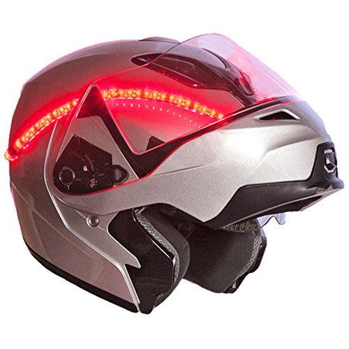Lightrider Motorcycle Helmet Light With Motorcycle Battery Link — Added Safety Of 360° Visibility Comes From High Intensity Leds Circling Your Helmet #TOP1
