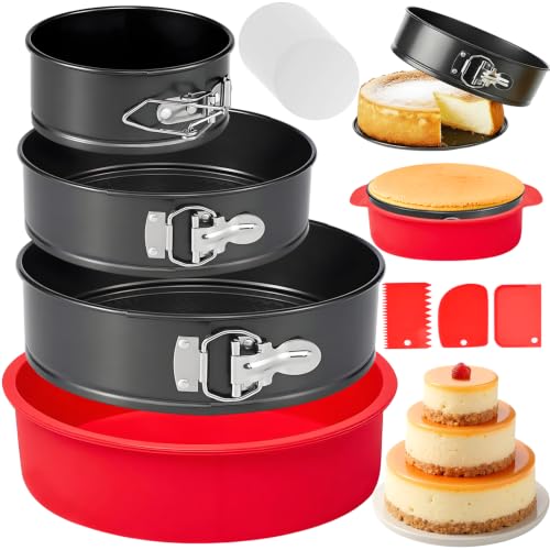 Molgree Nonstick 4 7 9 Inch Springform Pan Cheesecake Pan with Protector