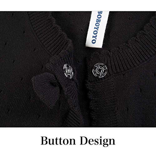 Image of BOBOYOYO Long Sleeve Girls Shrug Knit Girls Cardigan Bolero Dress Sweater