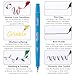 Grabie AquaFlex Sign Brush Pen Set of 12 – Flexible Brush Tip with Waterproof, Archival Ink for Calligraphy, Journaling, Drawing & Illustration – Vibrant, Quick-Drying, Non-Toxic & Smudge-Proof